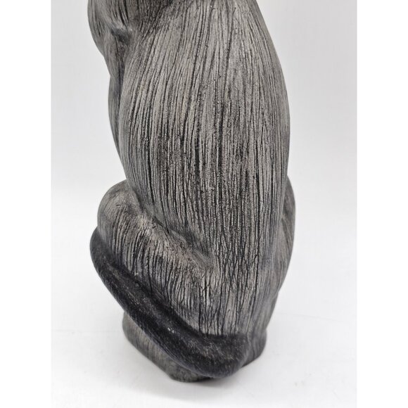 Vintage Blue Eyed Siamese Cat Statue MCM Handpainted Boo Boo Kitty Feline Retro - Picture 4 of 11